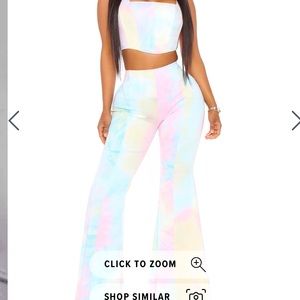 Tie Dye Pants Set